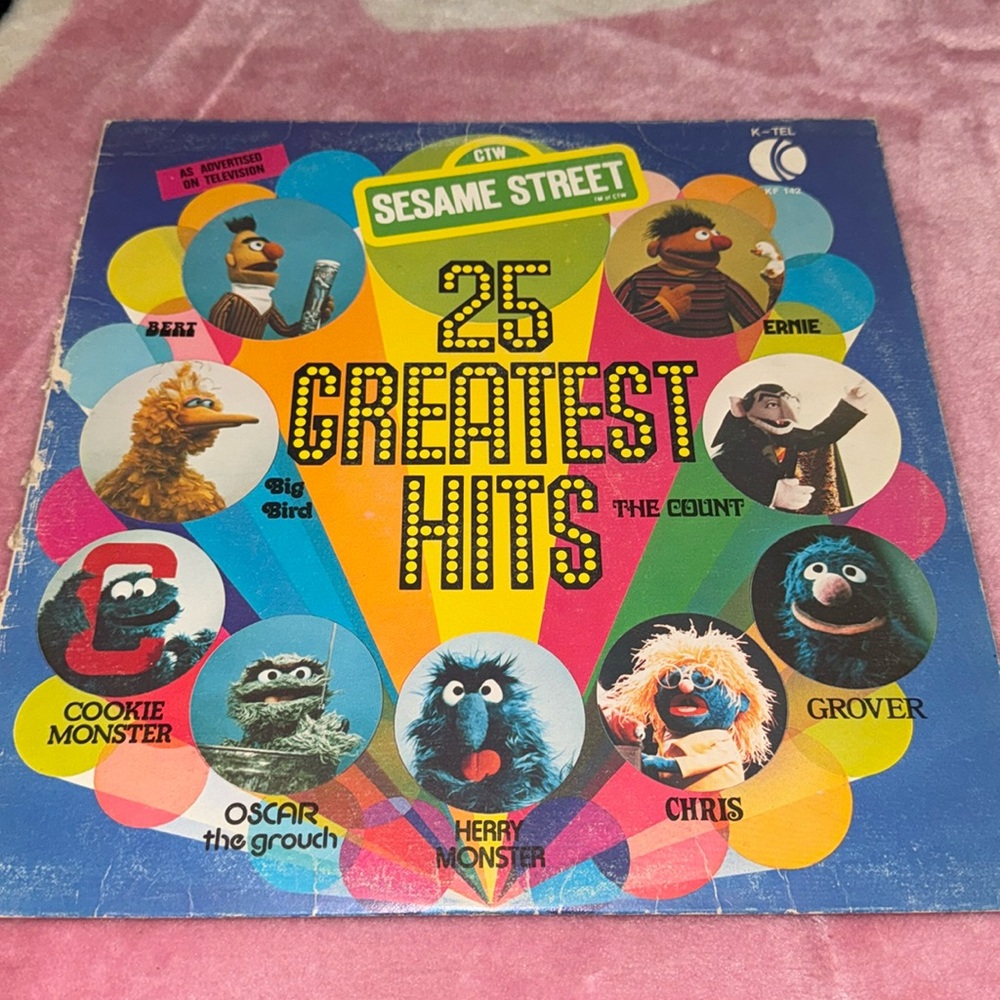 Vintage Sesame Street Vinyl Record